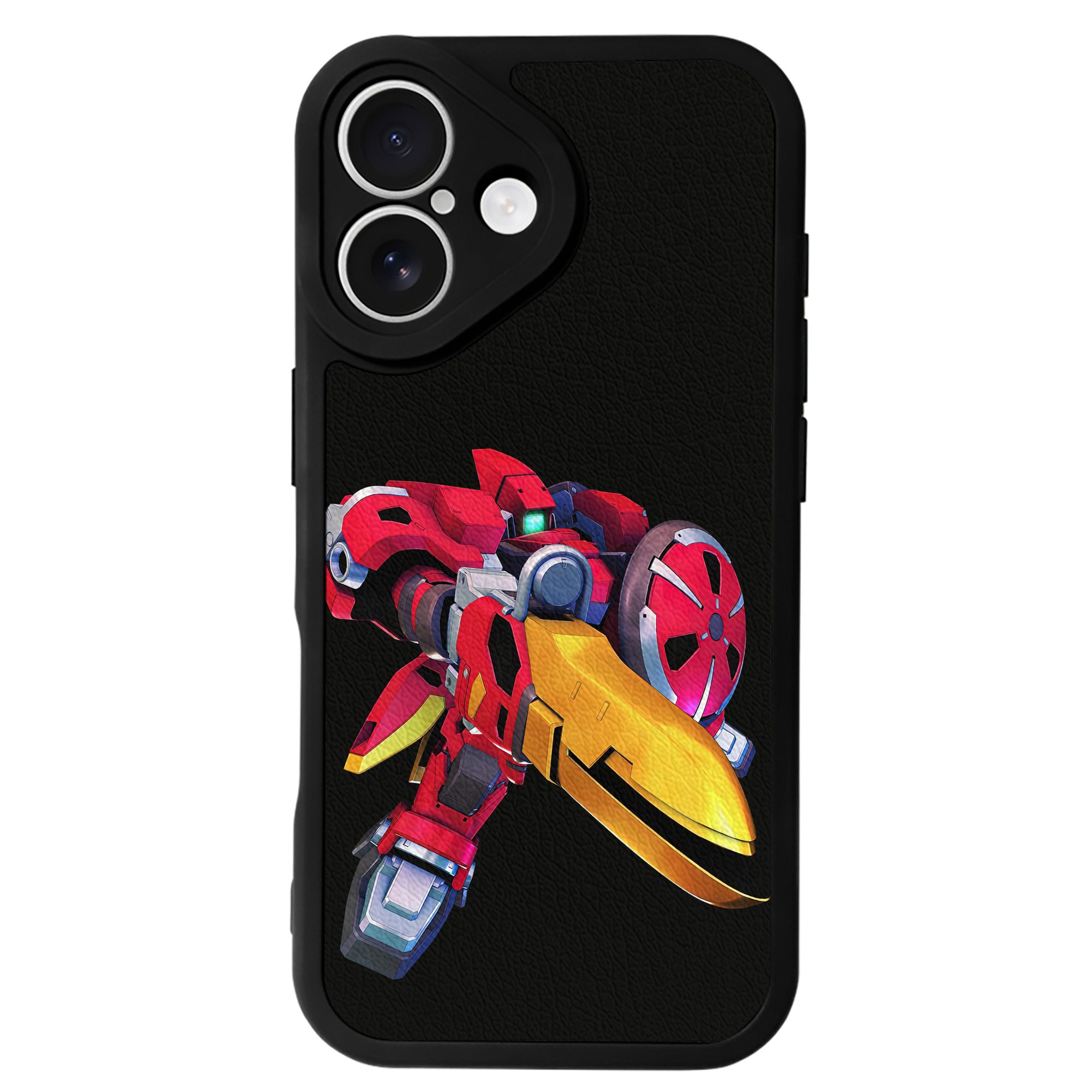 （画像用） 機動戦士ガンダム Mobile Suit Gundam 【iPhone 16シリーズ対応】シリコンスマホケース（レザー調） 材質：シリコン